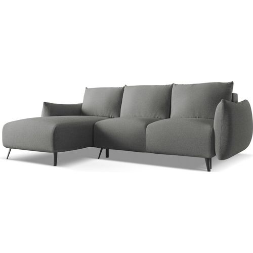 Ecksofa mit Schlaffunktion - Ecke Links - Chenille - Elefant - MALIE