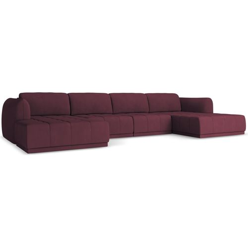 Große Wohnlandschaft - Ecke Rechts - Chenille - Rotwein - HOKU