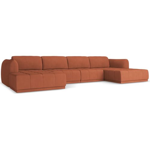 Wohnlandschaft - Chenille - Terrakotta - HOKU