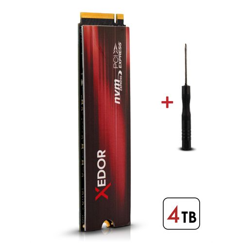 Xedor® XR75 - Interne SSD mit Kühlkörper - 7450MB/s Geschwindigkeit - PCIe 4.0x4 - NVMe M.2 - PS5-kompatibel - PC Speichererweiterung - 4 TB