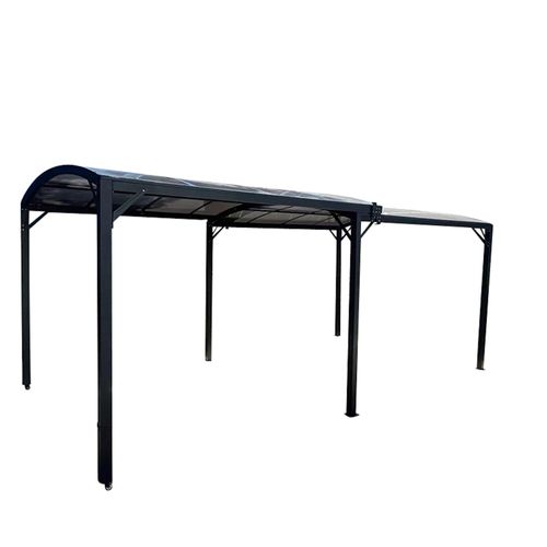 Pergola JOTTA 4.0 - 5,38 x 3 m - ausziehbar - mit Polycarbonat-Dach – anthrazit