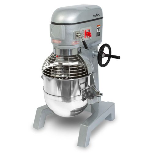 VERTES Professionelle Teigknetmaschine Knetmaschine Teigmaschine mit Planetenrührwerk, 40L Kapazität, Edelstahl Rührschüssel, Rührblatt