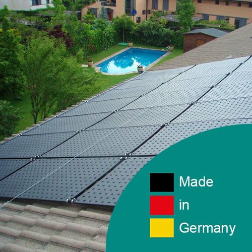 Flachdach-Set Solarheizung bis 40m² Wasseroberfläche