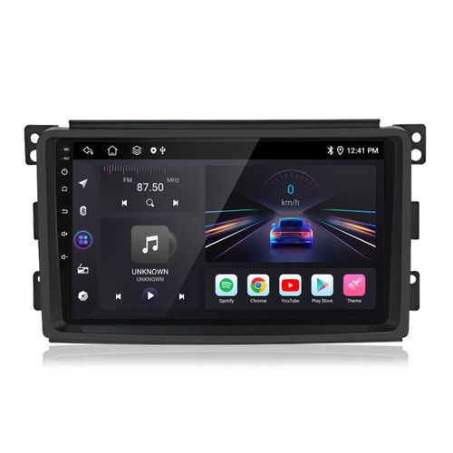 Einbau-Navigationsgeräte DAB carplay Android13 1+32G NAVI Autoradio Für Smart Fortwo 2005-2010 GPS BT WIFI SWC DSP 4Kern