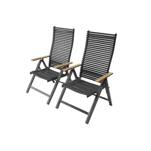 2er-Set Klapp-Funktionssessel JUNO