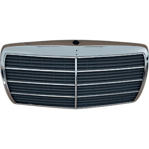 Kühlergrill Grill Gitter Chrom Rahmen für Mercedes W123 / S123 / C123 ab 1977-1985