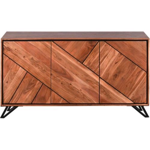 Sideboard AMBALA – Elegantes Akazienholz mit Soft-Close-Funktion