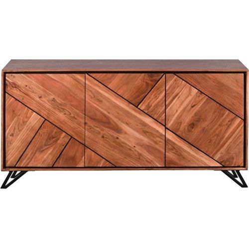 AMBALA Akazienholz Sideboard: Elegante Organisation & Gemütlichkeit