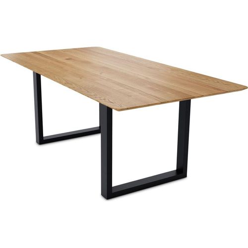Esstisch Dagmar 4 180x76x90 Esszimmertisch Massivholz Wildeiche