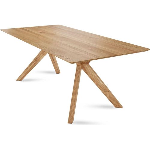 Esstisch Dagmar 1 120x76x80 Esszimmertisch Massivholz Wildeiche