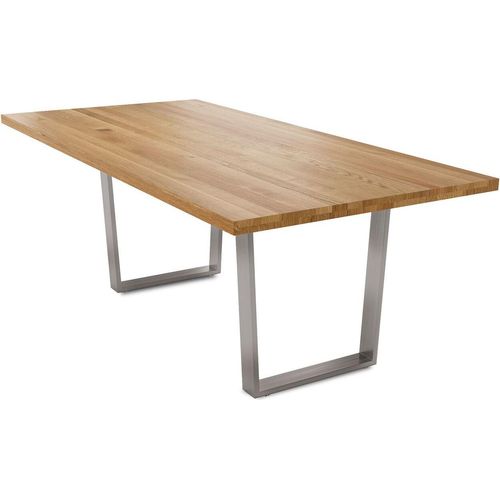 Esstisch Daisey 8 140x77x90 Esszimmertisch Massivholz Wildeiche