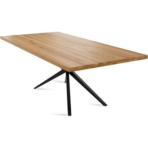 Esstisch Daisey 9 140x76x90 Esszimmertisch Massivholz Wildeiche
