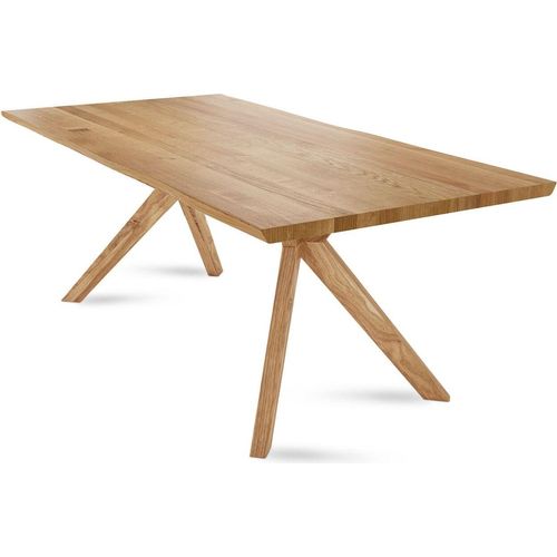 Esstisch Daisie 1 200x78x100 Esszimmertisch Massivholz Wildeiche