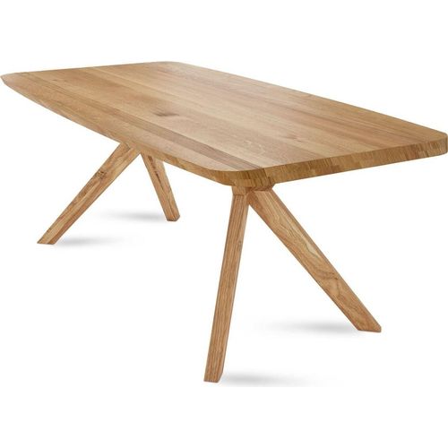 Esstisch Danette 1 180x78x90 Esszimmertisch Massivholz Wildeiche