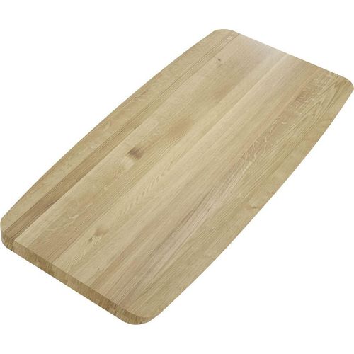 Tischplatte Danielle 140x4x90 Massivholz Wildeiche geölt