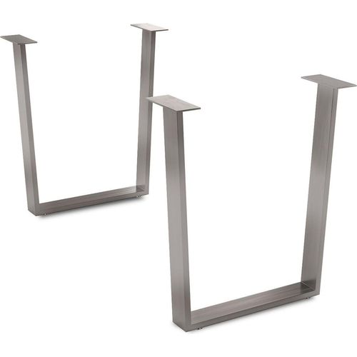Tischgestell Darbry 59,5x72 Metall Sterlingsilber