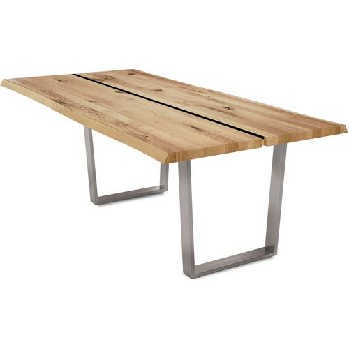 Esstisch Dannie 8 140x77x90 Esszimmertisch Massivholz Wildeiche