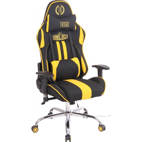 Bürostuhl HLO-CP93 XM Stoff schwarz/gelb