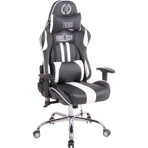 Bürostuhl HLO-CP93 XM Kunstleder schwarz/weiß