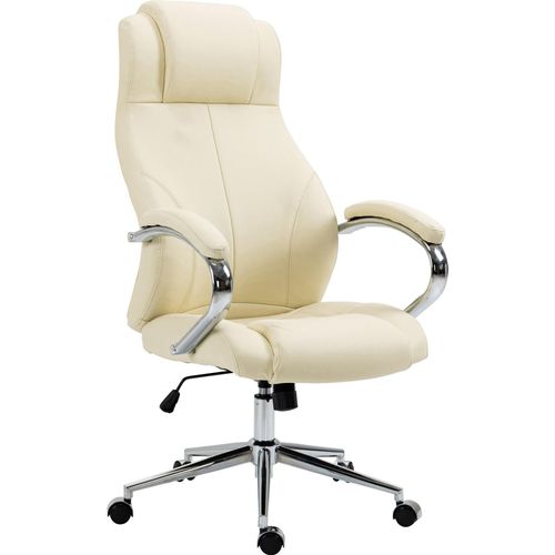 Bürostuhl HLO-CP145 Echtleder creme