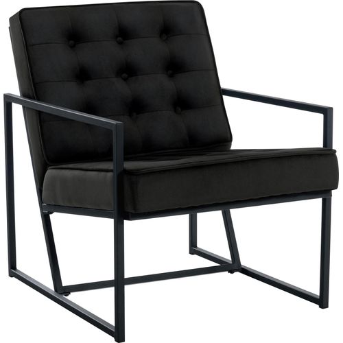 Lounger HLO-CP134 Samt schwarz