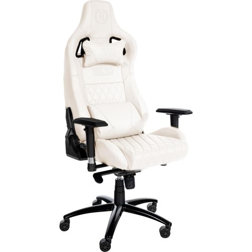 Bürostuhl HLO-CP53 Echtleder weiß