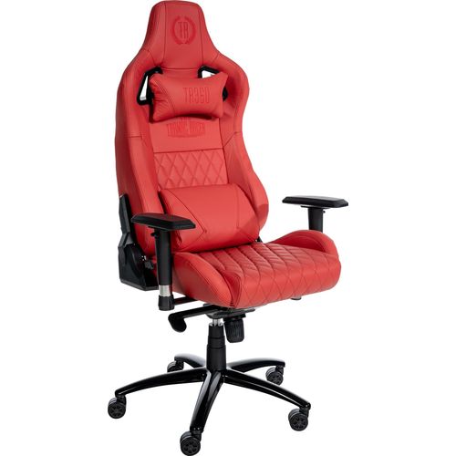 Bürostuhl HLO-CP53 Echtleder rot