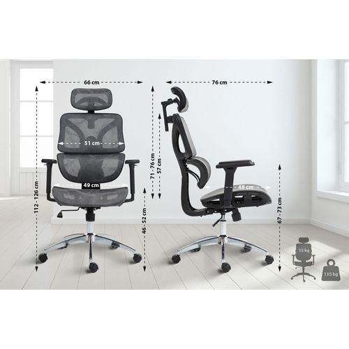 Bürostuhl HLO-CP178 grau