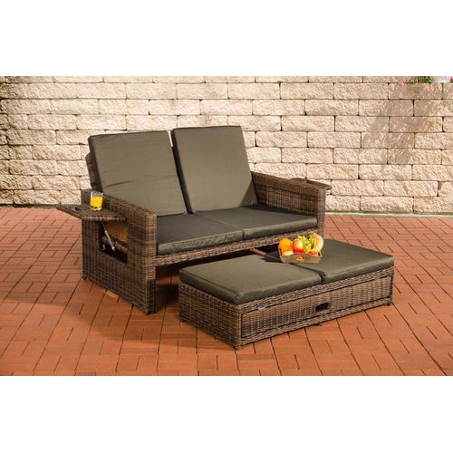 Sofa HLO-CP6 Anthrazit 5mm braun-meliert