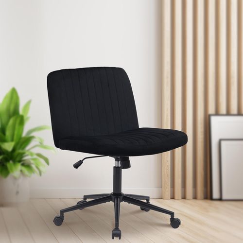 Bürostuhl HLO-CP192 Samt schwarz