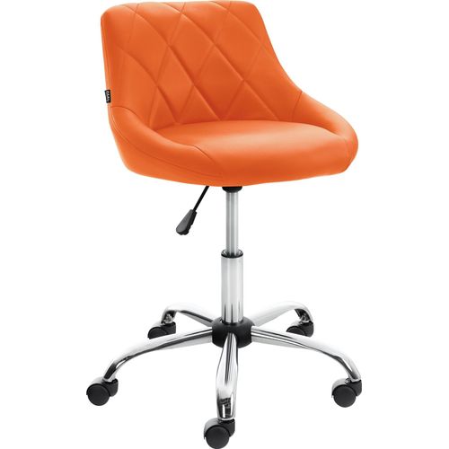 Arbeitshocker HLO-CP119 Kunstleder orange