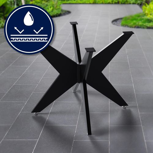 Tischbeine HLO-CP88 95x95 cm schwarz