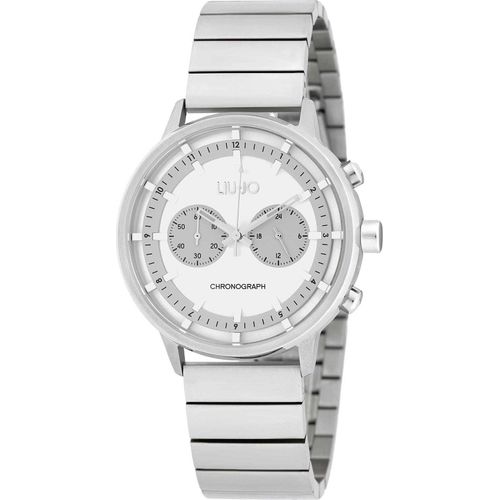 Chronograph Liujo Versilbert/Stahl Kollektion Future Stars - mann