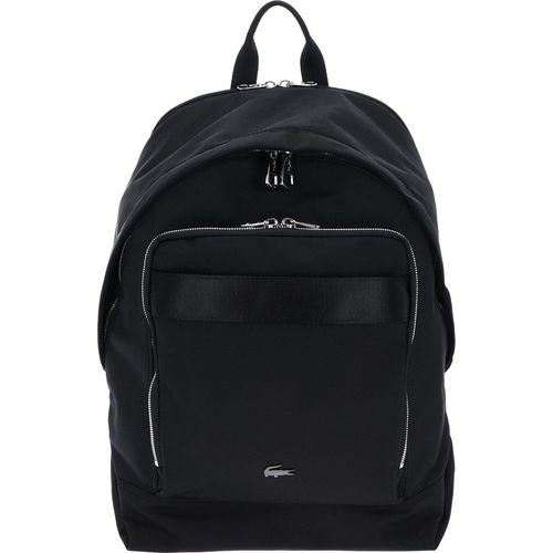 LACOSTE Freizeitrucksack Rucksack mit Laptopfach Backpack Noir schwarz