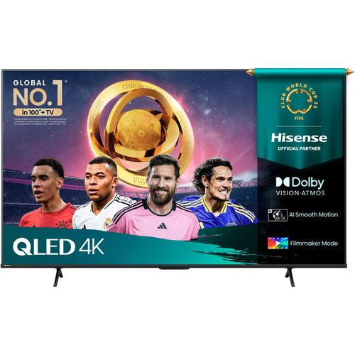 Hisense 65E77Q PRO, QLED-Fernseher (164 cm (65 Zoll) 144 Hz, schwarz (2025)