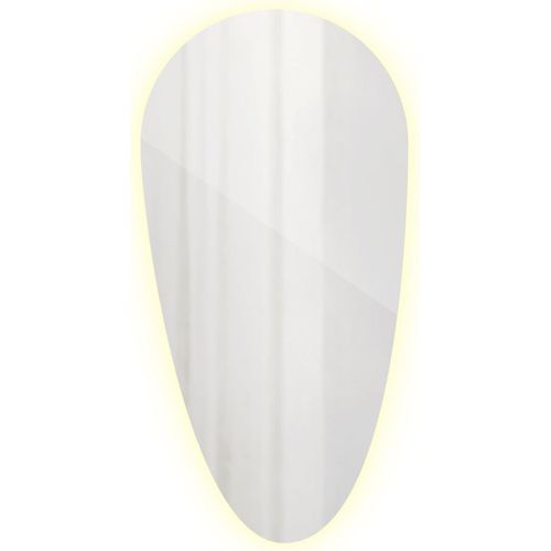 Minimalistischer LED Wandspiegel Tropfen Zeitlose Eleganz Interieur 45 x 90 cm