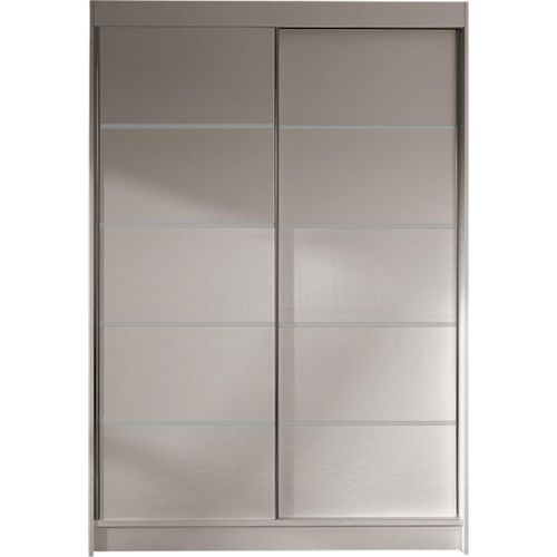 MIRJAN24 Schiebetürenschrank Lino IV, Kleiderschrank vom Hersteller (Cashmere, ohne Beleuchtung)