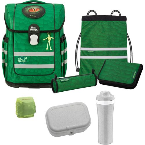 McNeill Schulranzen Set 8-teilig McOcean LEGU mit Brotdose und Trinkflasche