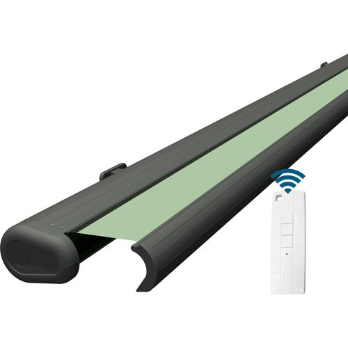 Eclipse Premium elektrische Vollkassettenmarkise 2,5x2m mit Anthrazit Gehäuse
