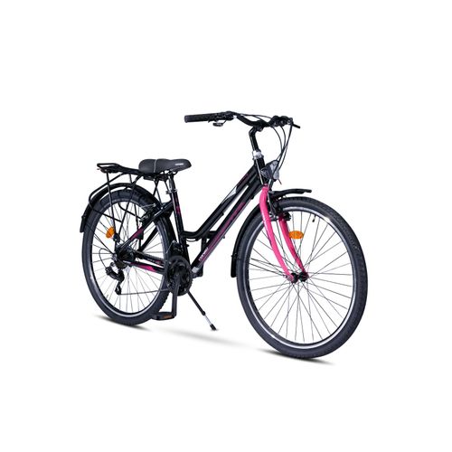 24 Zoll Alu Fahrrad Cityrad 24 Mädchen Fahrrad Rad 21G Rh 38 cm STVO