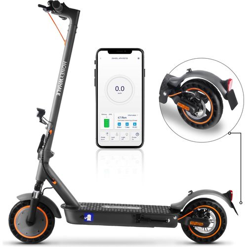 HONEYWHALE E9 MAX E-Scooter mit Straßenzulassung (ABE), Elektroscooter mit Blinkern, 40 km ReichweiteElektroroller Max.20km/h