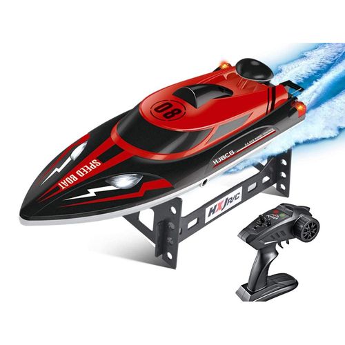 TechKidz, Ferngesteuertes Boot 2.4Ghz 25Km/h - SpeedBoat, Schwarz / Rot