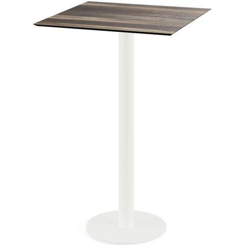 Stehtisch Urban Stahl HPL Schwarz Weiß 70 x 70 x 109,2 cm