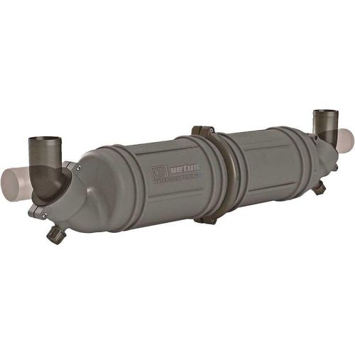 Vetus Nlph Abgassystem Krümmer Silber 50 mm Silber 50 mm