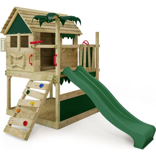 Fatmoose Spielturm Klettergerüst TikaTaka mir Rutsche - grün