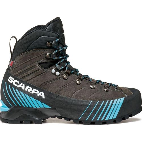 Bergschuh Ribelle HD Mountain Elite (Unisex) – Scarpa, Farbe:961-carbon/azure, Größe:41 (7 UK)