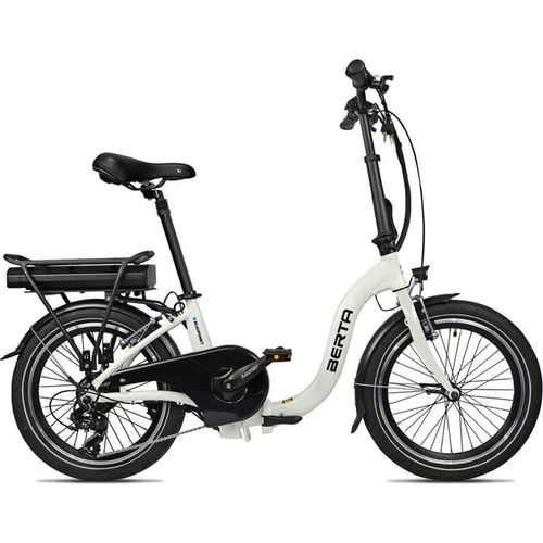 Blaupunkt Berta Falt E-Bike 20 Zoll, Farbe:Creme
