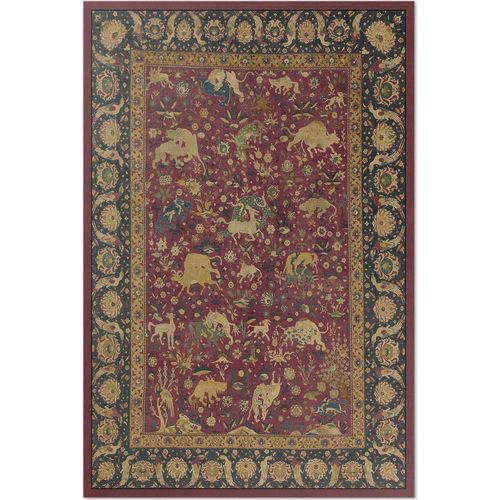 Raubtiere und Beute – Vinylteppich – 140x210 cm – Indoor Teppich – Flur – Pflegeleicht – Modern