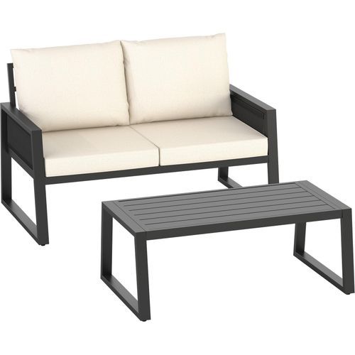 Gartenlounge-Set Captive im Rope-Design, mit Aluminiumgestell