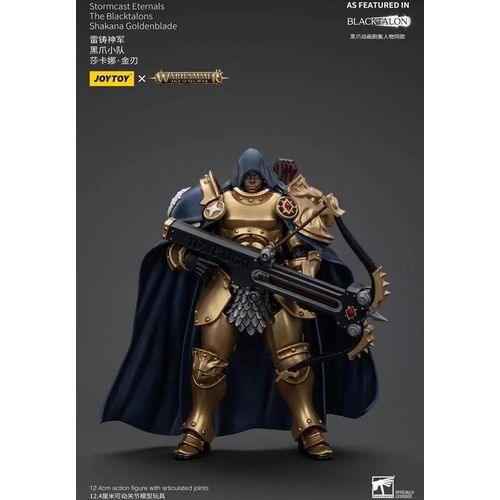 Warhammer Age of Sigmar Actionfigur Stormcast Eternals The Blacktalons Shakana Goldenblade 20 cm